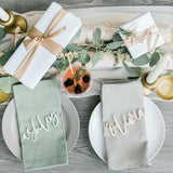 Personalized Name Acrylic Place Card