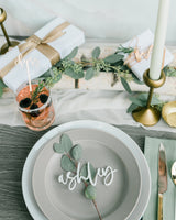 Personalized Name Acrylic Place Card