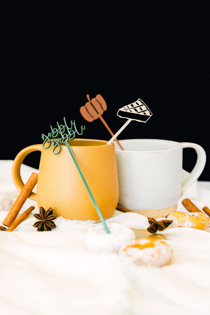 Happy Fall Drink Stirrers – The Cotton & Canvas Co.