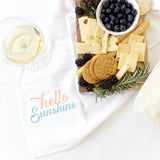 Hello Sunshine Kitchen Tea Towel - The Cotton and Canvas Co.