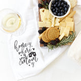 Home Is Where Your Mom Is Kitchen Tea Towel - The Cotton and Canvas Co.