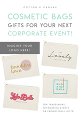 Custom Cosmetic Bag - The Cotton and Canvas Co.