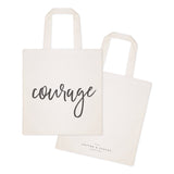 Courage Gym Cotton Canvas Tote Bag - The Cotton and Canvas Co.