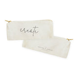 Create Cotton Canvas Pencil Case and Travel Pouch - The Cotton and Canvas Co.