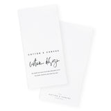 Custom Tea Towel - The Cotton and Canvas Co.