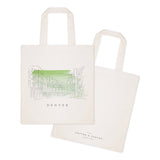 Denver Cityscape Cotton Canvas Tote Bag - The Cotton and Canvas Co.