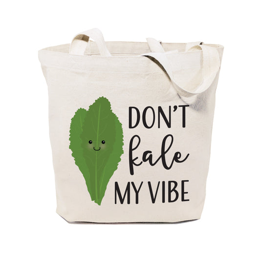 Don't Kale My Vibe Cotton Canvas Tote Bag - The Cotton and Canvas Co.