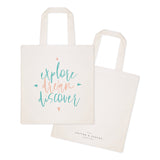 Explore. Dream. Discover Cotton Canvas Tote Bag - The Cotton and Canvas Co.
