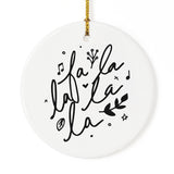 Fa La La La La Christmas Ornament - The Cotton and Canvas Co.