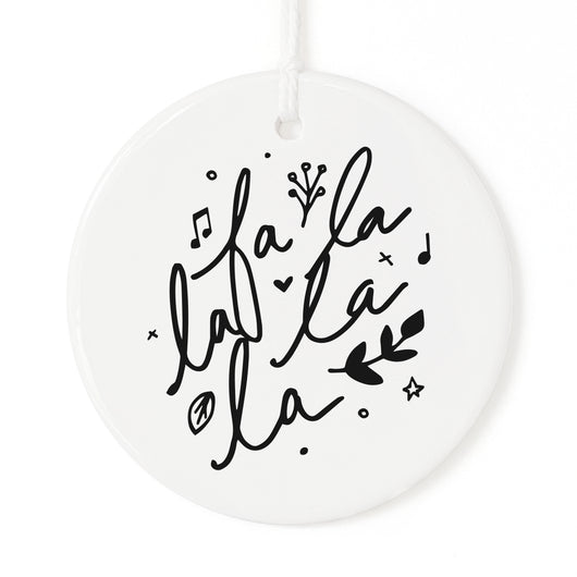 Fa La La La La Christmas Ornament - The Cotton and Canvas Co.