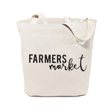 Farmers Market Cotton Canvas Tote Bag - The Cotton and Canvas Co.