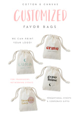 Custom Favor Bags - The Cotton and Canvas Co.