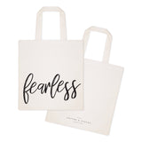 Fearless Gym Cotton Canvas Tote Bag - The Cotton and Canvas Co.