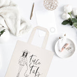 Fierce and Fab Cotton Canvas Tote Bag - The Cotton and Canvas Co.