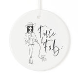 Fierce and Fab Christmas Ornament - The Cotton and Canvas Co.