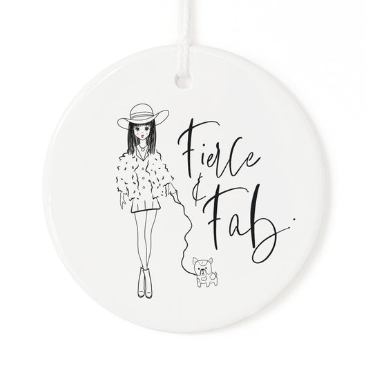 Fierce and Fab Christmas Ornament - The Cotton and Canvas Co.