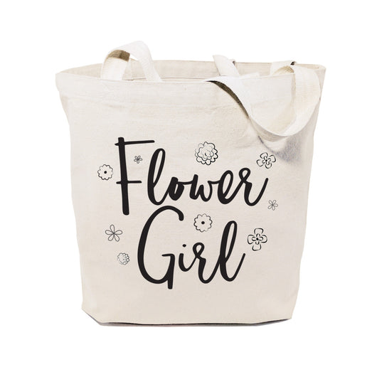 Flower Girl Wedding Cotton Canvas Tote Bag - The Cotton and Canvas Co.