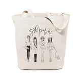 Girl Power Cotton Canvas Tote Bag - The Cotton and Canvas Co.
