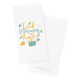 Good Morning Pumpkin Kitchen Tea Towel - The Cotton and Canvas Co.