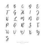 Personalized Handwritten Monogram Cotton Canvas Tote Bag - The Cotton and Canvas Co.