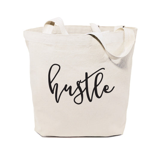 Hustle Cotton Canvas Tote Bag - The Cotton and Canvas Co.