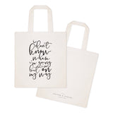 I Don't Know Where I'm Going But I'm On My Way Tote Bag - The Cotton and Canvas Co.