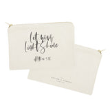Let Your Light Shine, Matthew 5:16 Cotton Canvas Cosmetic Bag - The Cotton and Canvas Co.