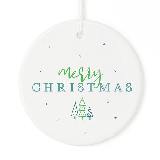 Modern Merry Christmas Ornament - The Cotton and Canvas Co.