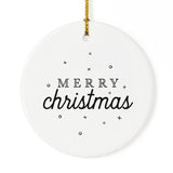 Merry Christmas Ornament - The Cotton and Canvas Co.