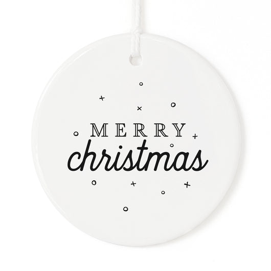 Merry Christmas Ornament - The Cotton and Canvas Co.