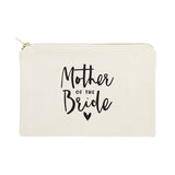 Mother of the Bride Cotton Canvas Cosmetic Bag - The Cotton and Canvas Co.