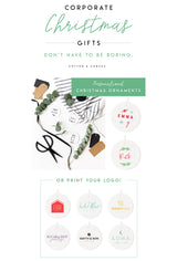 Custom Christmas Ornament - The Cotton and Canvas Co.