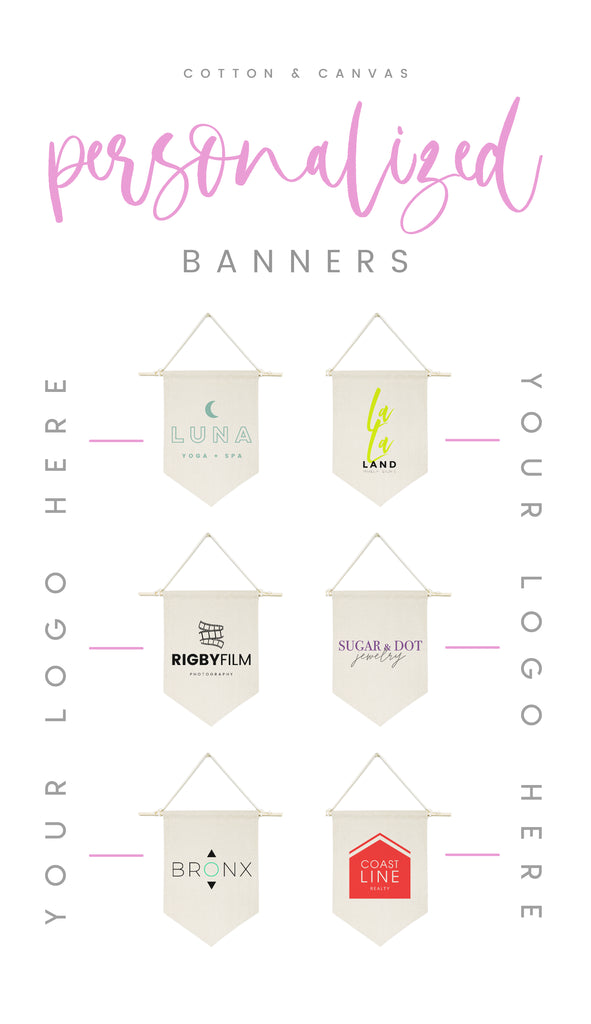 Custom Hanging Wall Banner – The Cotton & Canvas Co.