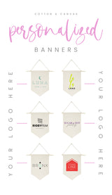 Custom Hanging Wall Banner - The Cotton and Canvas Co.