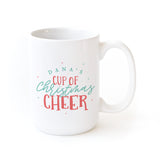 Personalized Name Cup of Christmas Cheer Coffee Mug - The Cotton and Canvas Co.