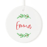 Classic Personalized Name Christmas Ornament - The Cotton and Canvas Co.