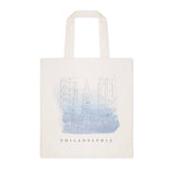 Philadelphia Cityscape Cotton Canvas Tote Bag - The Cotton and Canvas Co.