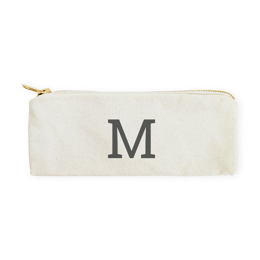 Personalized Modern Monogram Pencil Case and Travel Pouch - The Cotton and Canvas Co.
