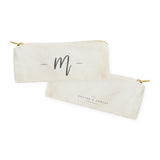 Personalized Handwritten Monogram Pencil Case and Travel Pouch - The Cotton and Canvas Co.