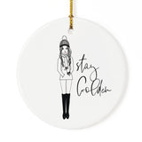 Stay Golden Christmas Ornament - The Cotton and Canvas Co.