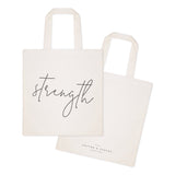 Strength Gym Cotton Canvas Tote Bag - The Cotton and Canvas Co.