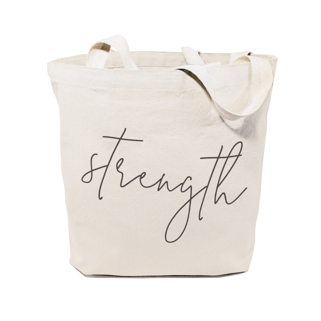 Strength Gym Cotton Canvas Tote Bag The Cotton & Canvas Co.