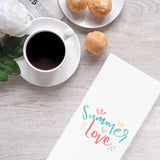 Summer Love Kitchen Tea Towel - The Cotton and Canvas Co.