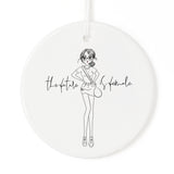 The Future is Female Christmas Ornament - The Cotton and Canvas Co.