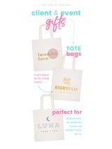 Custom Tote Bag - The Cotton and Canvas Co.