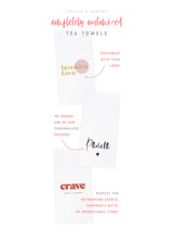 Custom Tea Towel - The Cotton and Canvas Co.