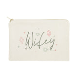 Gemstone Cotton Canvas Cosmetic Bag - The Cotton and Canvas Co.