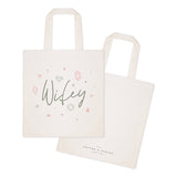 Gemstone Wifey Wedding Cotton Canvas Tote Bag - The Cotton and Canvas Co.
