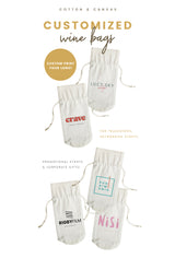 Custom Wine Bag - The Cotton and Canvas Co.