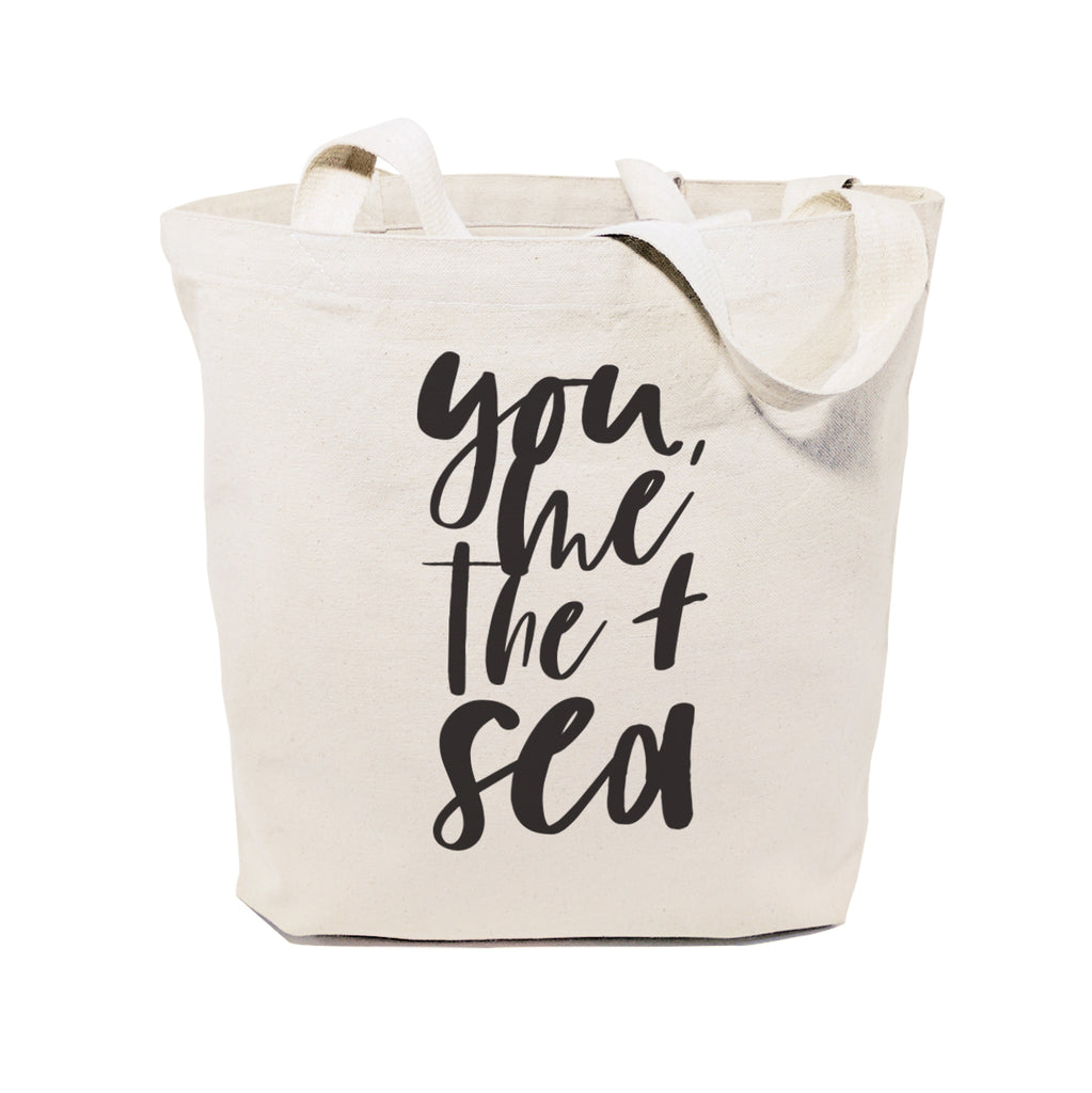 You, Me and the Sea Cotton Canvas Tote Bag – The Cotton & Canvas Co.